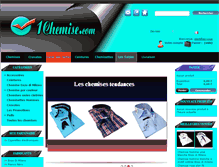 Tablet Screenshot of 1chemise.com